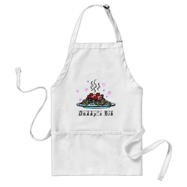 'DADDY'S BIB'  Bib for Adults Standard Apron (Front)