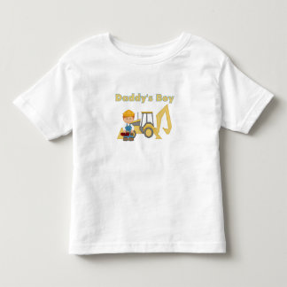 Daddy's Boy Backhoe Toddler T-Shirt