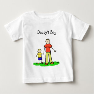 Daddy's Boy Personalised Family Characters Shirt