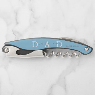 Daddy's Boy- Photo Father's Day Corkscrew