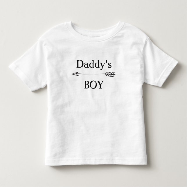 Daddy's Boy Toddler T-Shirt (Front)