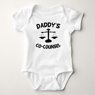 Daddy's Co-Counsel Baby Bodysuit