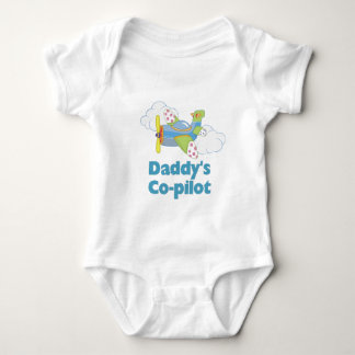 Daddy's Copilot Boy Baby Bodysuit