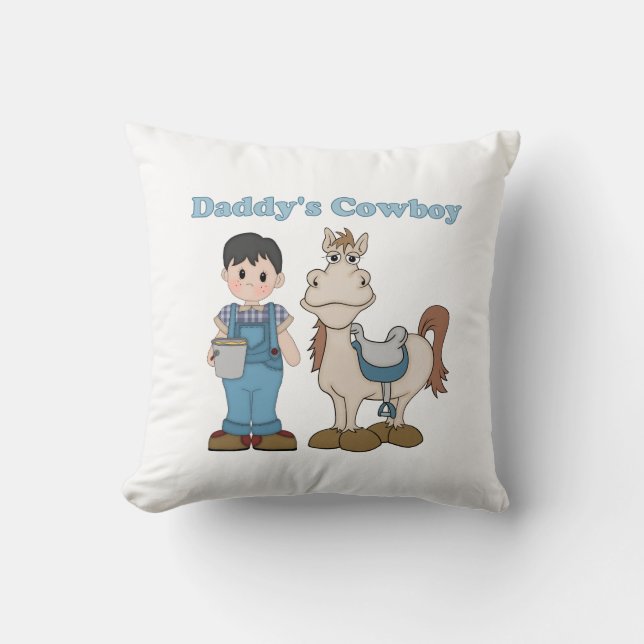 Daddy's Cowboy Cushion (Front)