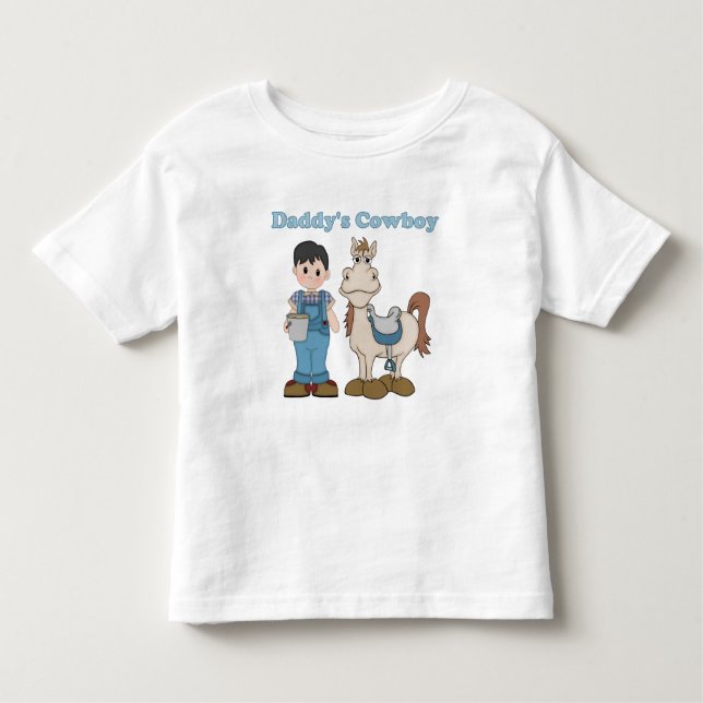 Daddy's Cowboy Toddler T-Shirt (Front)
