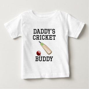 Daddy's Cricket Buddy Baby T-Shirt