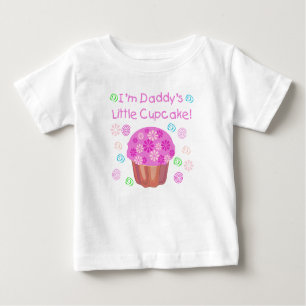 Daddy's Cupcake Baby T-Shirt