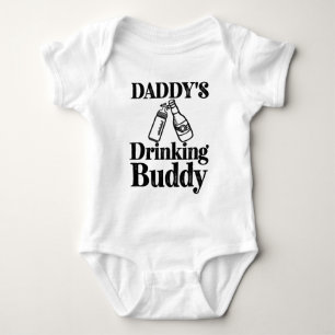 Daddy's Drinking Buddy Baby Bodysuit