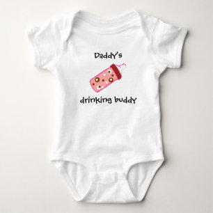"Daddy's Drinking Buddy" Play Suit Baby Bodysuit