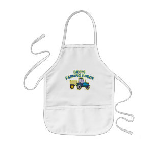 Daddy's Farming Buddy Kids Apron