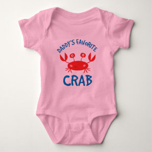Daddys Favourite Crab (Child) Baby Bodysuit