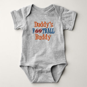 Daddy's Football Buddy Baby Football Bodysuit