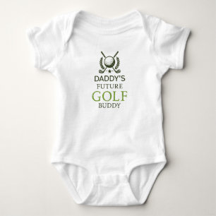 Daddy's Future Golf Buddy Cute Golfing Baby Bodysuit