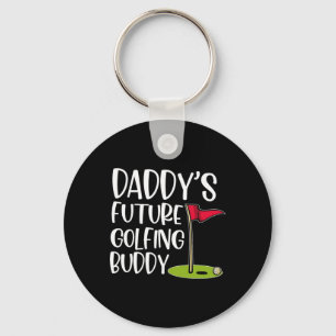 Daddy's Future Golfing Buddy Key Ring