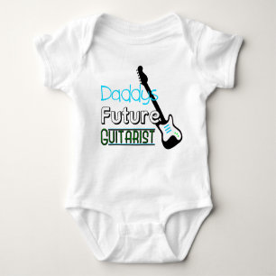 Daddys Future Guitarist Baby Bodysuit