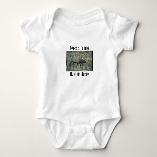 Daddy's Future, Hunting Buddy Baby Bodysuit (Front)