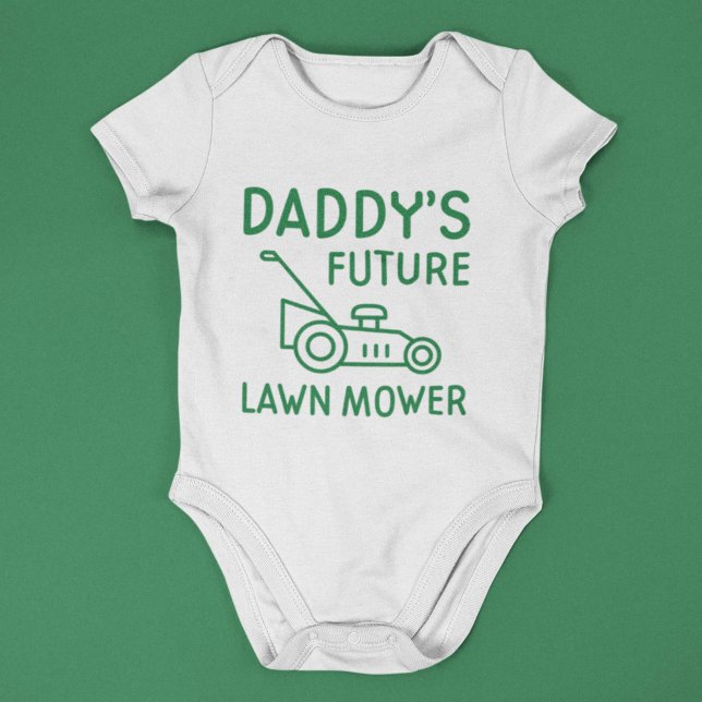 Daddy's Future Lawn Mower Baby Bodysuit (Creator Uploaded)