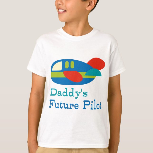 Daddy's Future Pilot T-Shirt (Front)