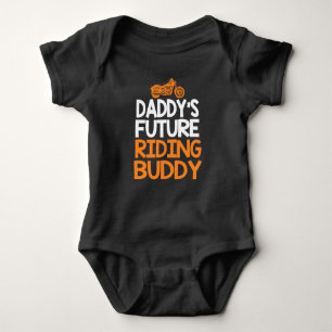 Daddy's Future Riding Buddy Baby Bodysuit