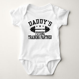 Daddy's Future Training Partner Baby Bodysuit