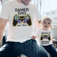 Daddy's Gaming Buddy Father Child Gamer Matching