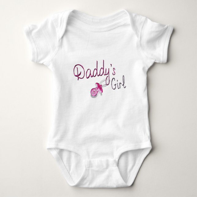 Daddy's Girl Baby Bodysuit (Front)