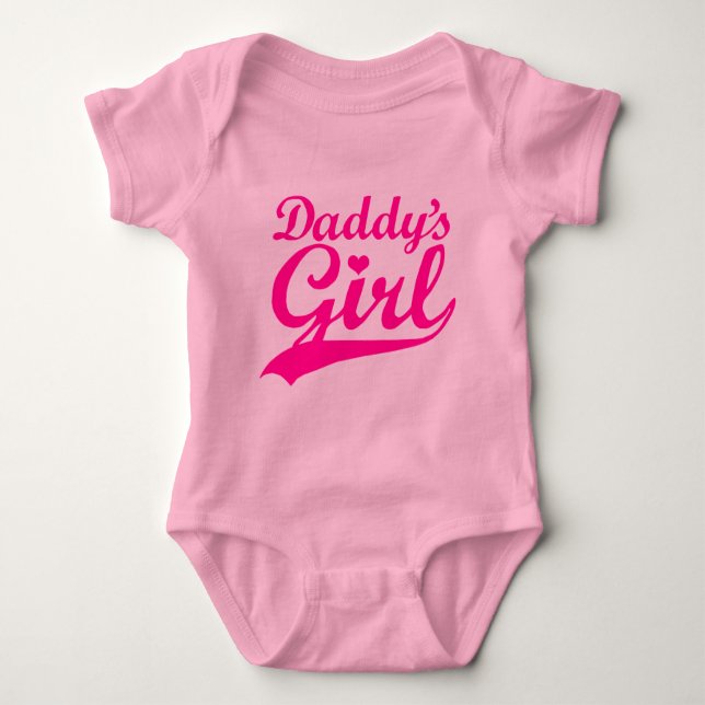 Daddy's Girl Baby Bodysuit (Front)