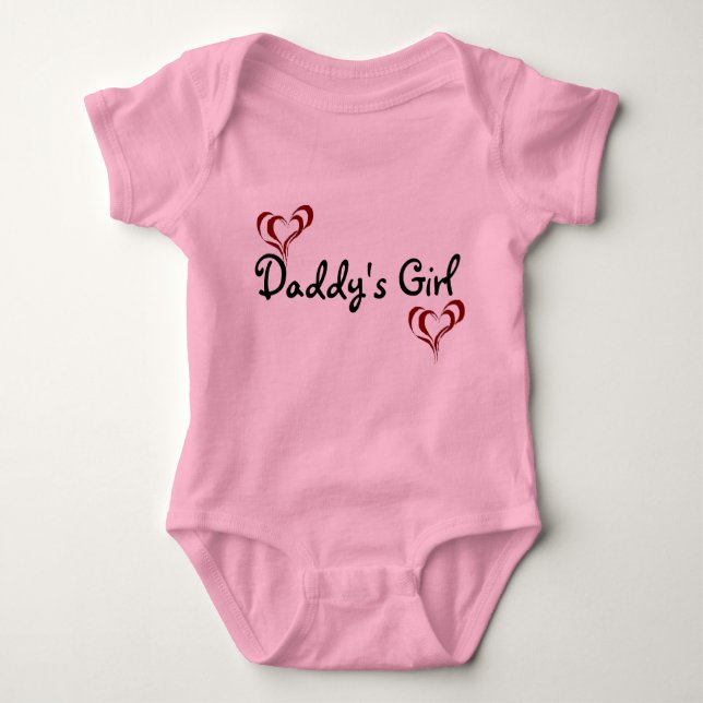 Daddy's Girl Baby Bodysuit (Front)