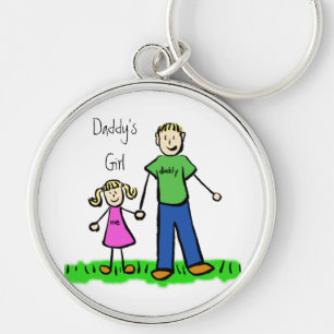 Daddy's Girl Blonde Keychain (Customise)