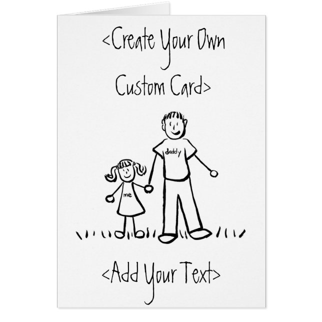 Daddy's Girl Card (Front)