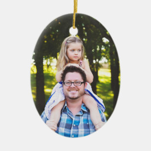 Daddy's Girl Christmas Photo Ornament Keepsake
