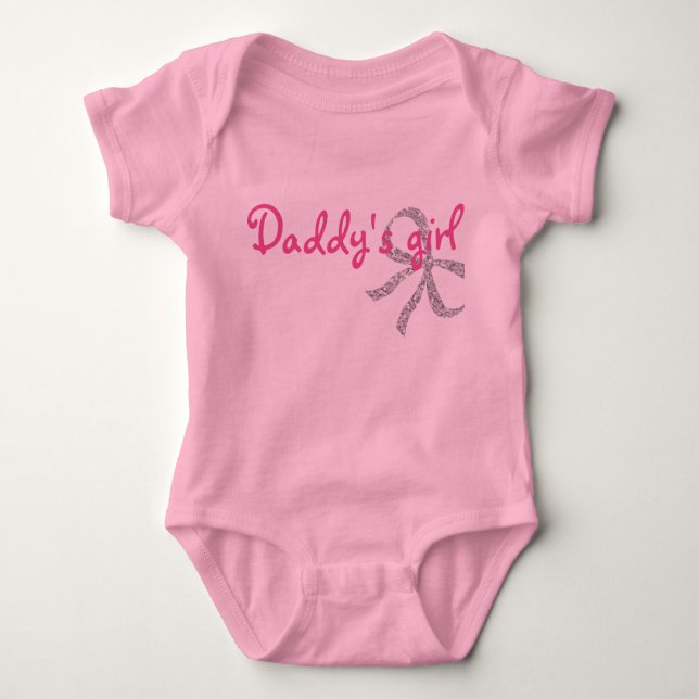 Daddy's girl cute baby tutu baby bodysuit (Front)