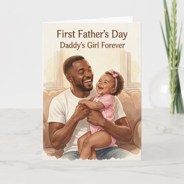 Daddy's Girl Father's Day Card (Front)