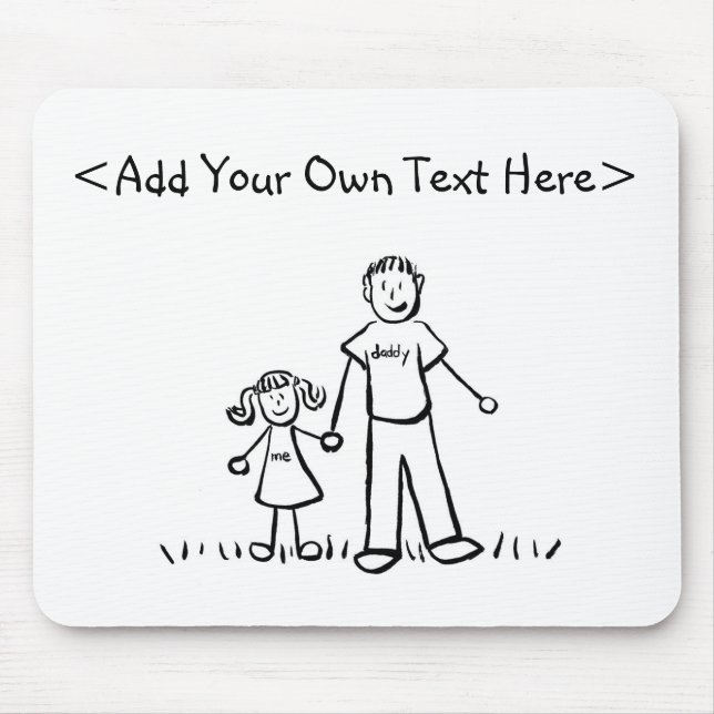 Daddy's Girl Mousepad (Front)