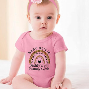 Daddy's Girl Mummy's World   Mummy  Baby Bodysuit