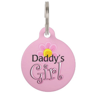 Daddy's Girl Pet ID Tag
