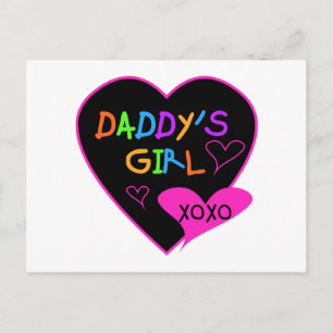 Daddy's Girl T Shirts, Mugs, Pillows, Stationary Postcard