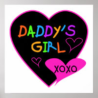 Daddy's Girl T Shirts, Mugs, Pillows, Stationary