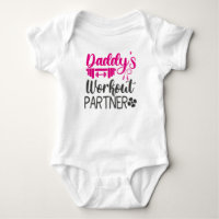 Daddy's Gym Baby Grow Funny Workout Gifts