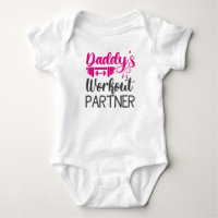 Daddy's Gym Baby Grow Funny Workout Gifts