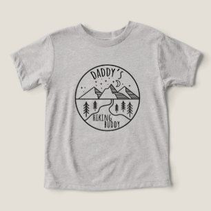 Daddy's hiking buddy kids t-shirt