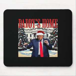 Daddy's Home Christmas Edition White House Trump D Mouse Pad