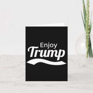 Daddy's Home Enjoy Trump Funny Tee Republicans Con Card