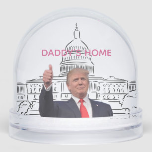  Daddy's Home Trump Gift Snowglobe