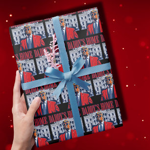 Daddy's Home Trump Wrapping Paper