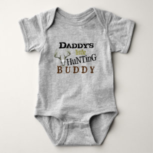 Daddys Hunting Buddy Baby Bodysuit