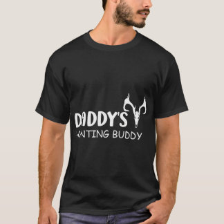 Daddy'S Hunting Buddy Funny Boy Girl Toddler Deer T-Shirt