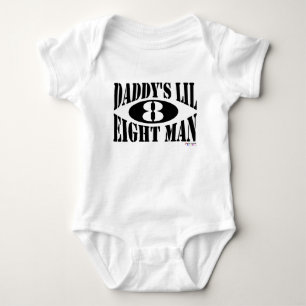 Daddy's Lil 8 Man Baby Bodysuit