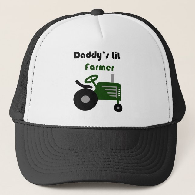 Daddy's Lil Farmer Trucker Hat (Front)