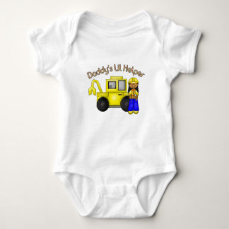 Daddy's Lil Helper-Girl Baby Bodysuit